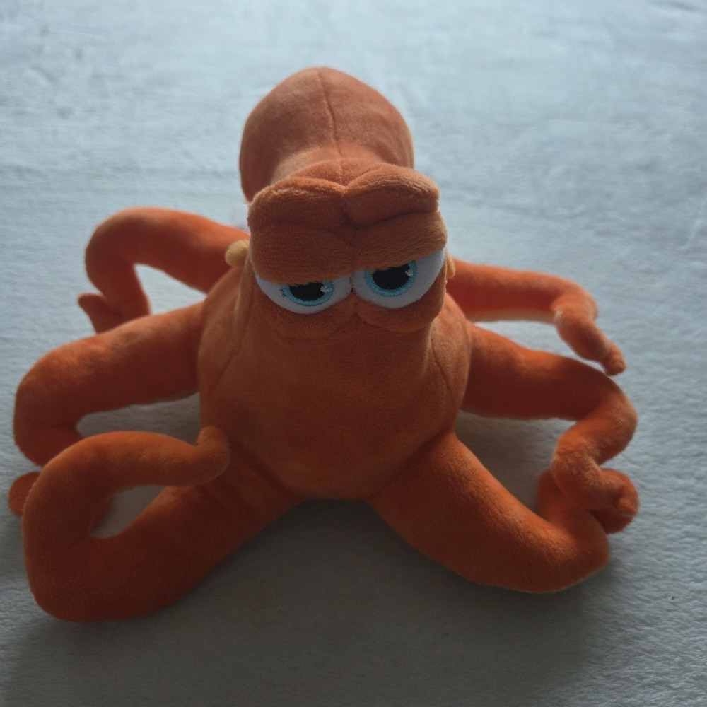 10" DISNEY FINDING DORY HANK ORANGE OCTOPUS STUFFED ANIMAL PLUSH TOY PIXAR